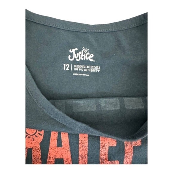 Justice “Grateful” Shirt NWOT size 12 - Picture 4 of 4